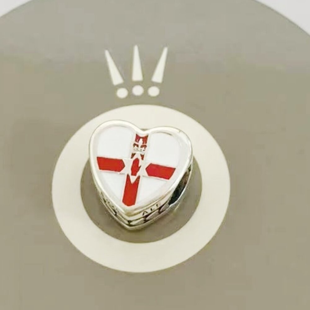 Pandora Northern Ireland Flag Heart Charm